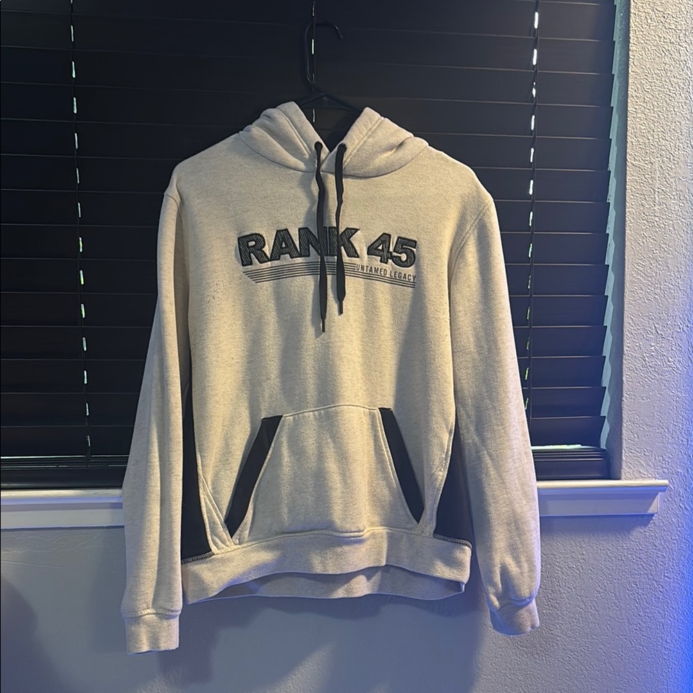 Men's Gray Hoodie Sweater